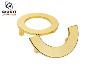 uchwyt meblowy WMN 470.MZB.00GP półokrągły złoty chrom 10,2 cm. - obrazek 4