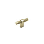 uchwyt meblowy T-bar 8772.0008.GL złoty chrom połysk, radełko 6cm