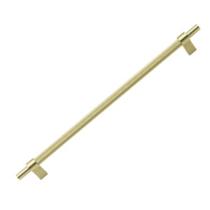 uchwyt meblowy 8772.0320.BB złoty mosiądz mat, radełko 38,5cm.