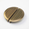 Uchwyt meblowy złoty postarzany mat SY 9076.0096.ABM 12cm. - obrazek 4
