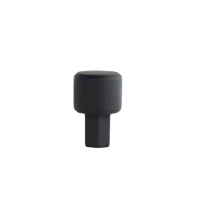 Gałka meblowa czarna, matowa. 2cm. CEBI 4126.001.MP24