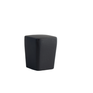 Gałka meblowa czarna, matowa. 2x2cm. CEBI 4105.001.MP24