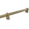 Uchwyt meblowy mosiądz złoty mat CEBI 1264.20.224.MP35 34 cm - obrazek 4