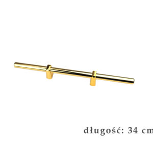 Uchwyt meblowy złoty chrom CEBI 1261.10.128.MP11 34 cm
